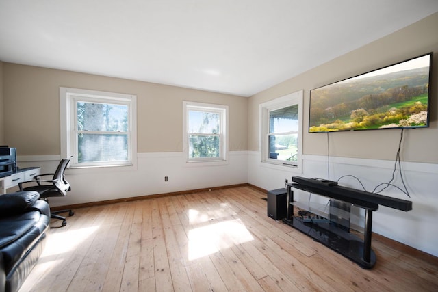 49 Front St, Orient, OH 43146 - office featuring baseboards and hardwood / wood-style floors
