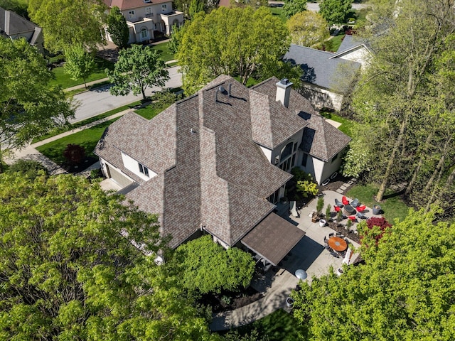 3906 Tarrington Ln, Columbus, OH 43220 - bird's eye view