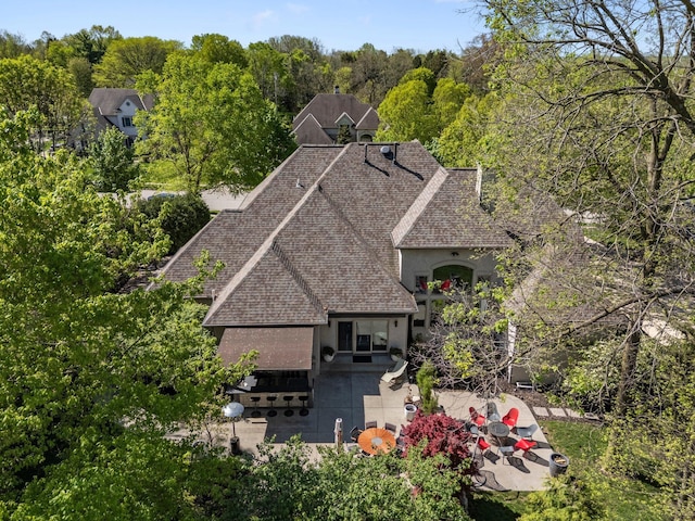 3906 Tarrington Ln, Columbus, OH 43220 - aerial view