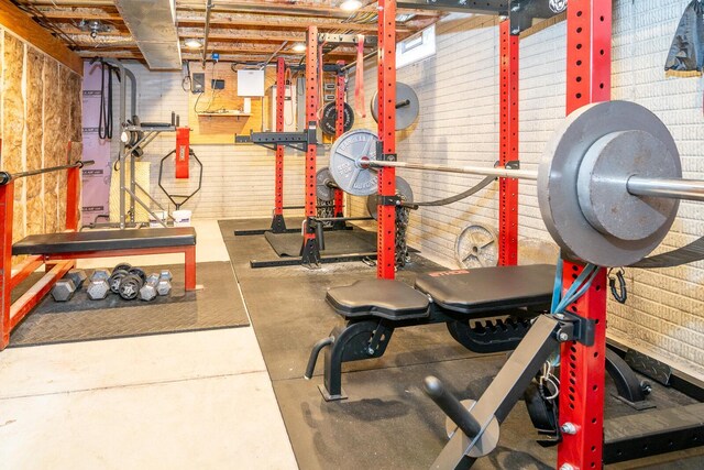view of exercise room