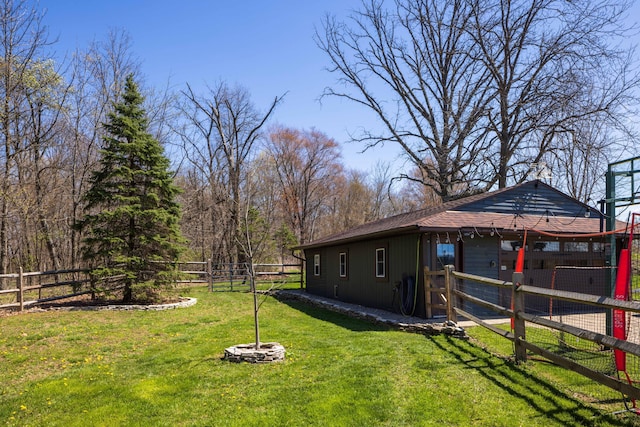 9704 Loudon St, Johnstown, OH 43031 - view of yard with fence