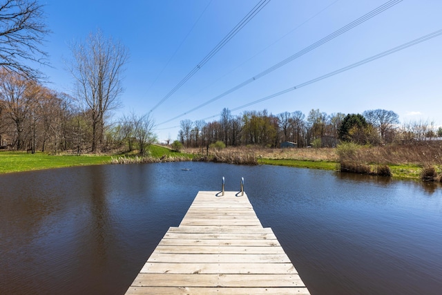 9704 Loudon St, Johnstown, OH 43031 - dock area with a water view