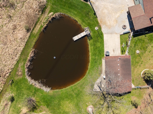 9704 Loudon St, Johnstown, OH 43031 - bird's eye view featuring a water view