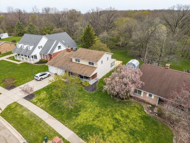 1005 Glenn Ave, Washington Court House, OH 43160 - view from above of property with a forest
