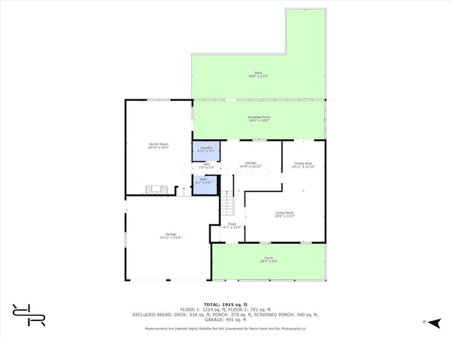 1005 Glenn Ave, Washington Court House, OH 43160 - floor plan / room layout