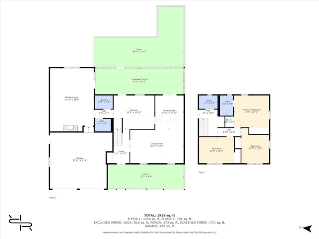 1005 Glenn Ave, Washington Court House, OH 43160 - property floor plan