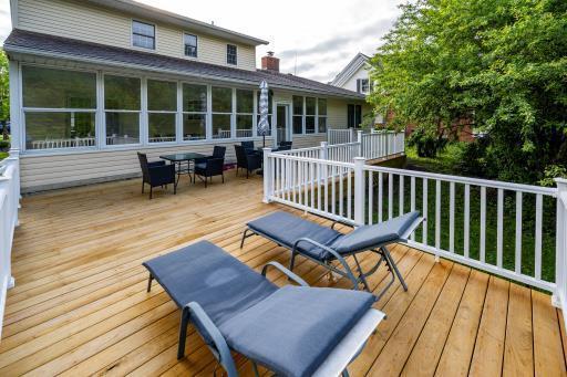 1005 Glenn Ave, Washington Court House, OH 43160 - wooden deck with outdoor dining area