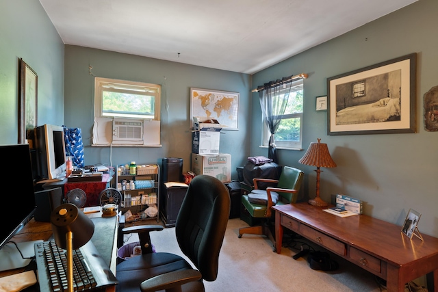 1479 Devonhurst Dr, Columbus, OH 43232 - office area with cooling unit, plenty of natural light, and carpet floors