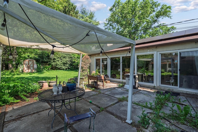 1479 Devonhurst Dr, Columbus, OH 43232 - view of patio / terrace with a shed