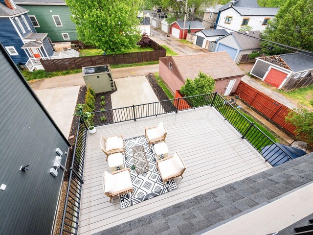 496 W 1st Ave, Columbus, OH 43201 - aerial view of residential area