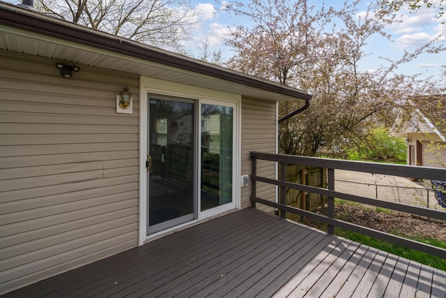 view of deck