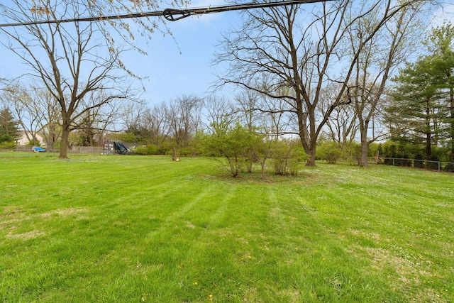 3434 Fishinger Rd, Columbus, OH 43221 - view of yard with fence