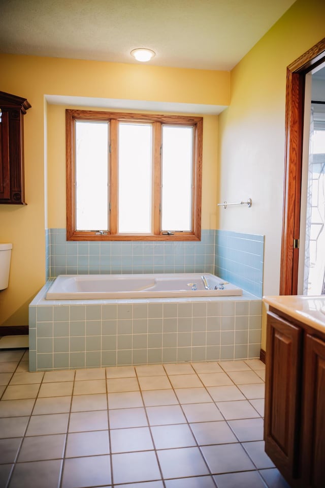 17920 Miller Rd, Richwood, OH 43344 - bathroom featuring a garden tub and a wealth of natural light