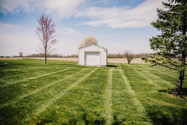 17920 Miller Rd, Richwood, OH 43344 - view of yard with an outdoor structure and a rural view