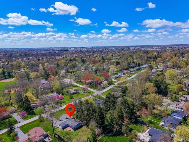 3318 Darbyshire Dr, Hilliard, OH 43026 - aerial view with a residential view