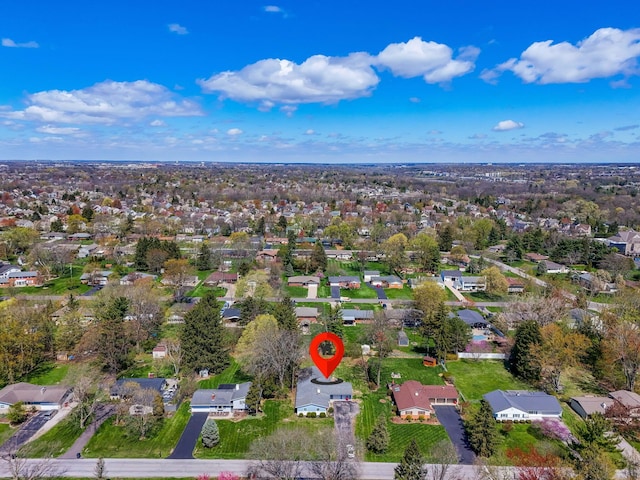 3318 Darbyshire Dr, Hilliard, OH 43026 - birds eye view of property with a residential view