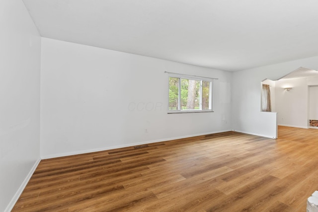 3318 Darbyshire Dr, Hilliard, OH 43026 - empty room with baseboards and light wood finished floors