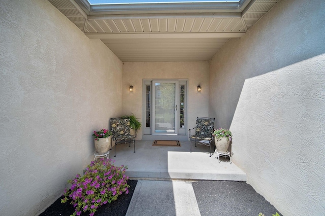 2882 Kool Air Way, Columbus, OH 43231 - view of exterior entry with covered porch and stucco siding