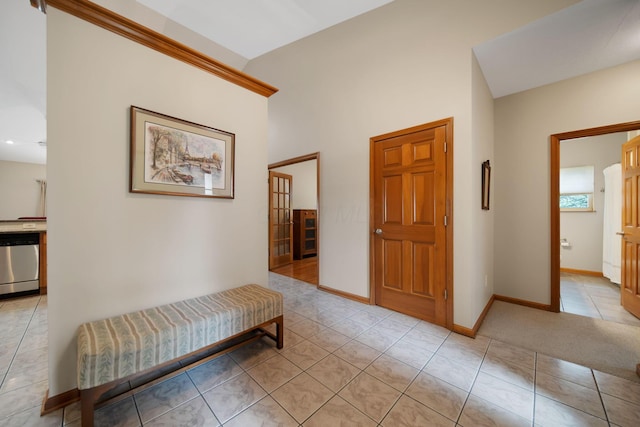 2882 Kool Air Way, Columbus, OH 43231 - corridor featuring baseboards and light tile patterned floors