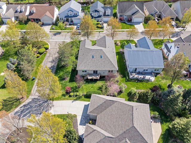2882 Kool Air Way, Columbus, OH 43231 - birds eye view of property featuring a residential view