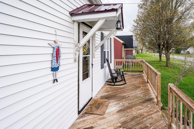 view of deck