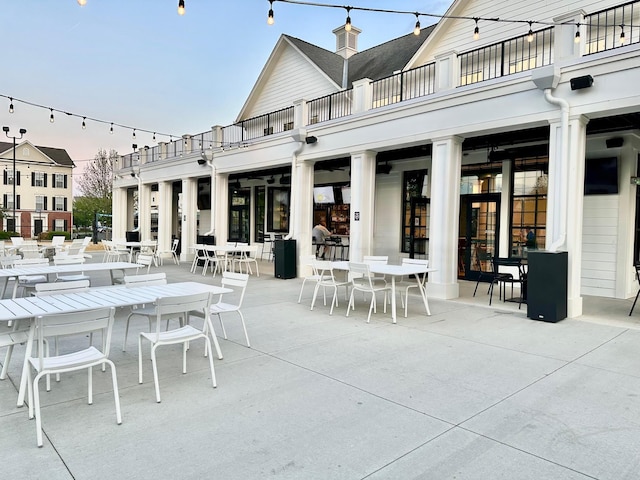 6212 Joes Hopper Rd, Columbus, OH 43230 - exterior space with a balcony and outdoor dining space