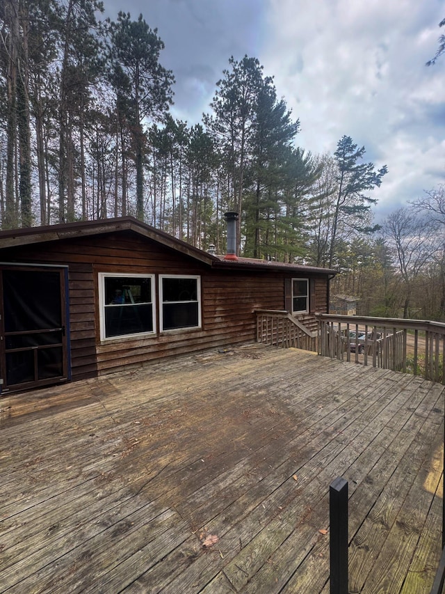 view of deck