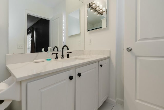 bathroom with a sink