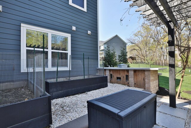 view of patio / terrace with cooling unit