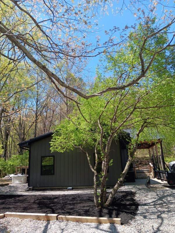 view of side of property with board and batten siding
