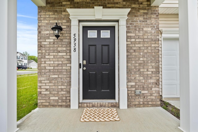 5938 Bears Run Rd, Columbus, OH 43232 - entrance to property featuring brick siding