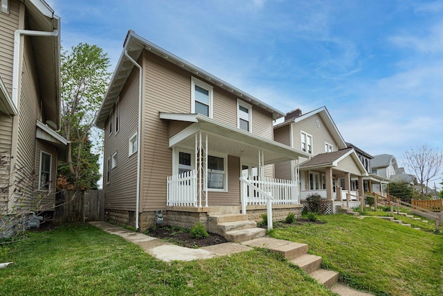 196 E Woodrow Ave, Columbus, OH 43207 - view of front of property with a porch