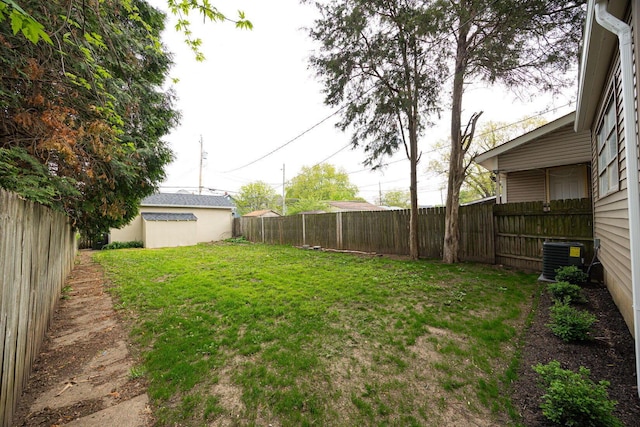196 E Woodrow Ave, Columbus, OH 43207 - view of yard featuring central air condition unit