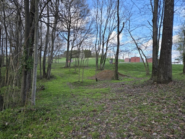 9330 Pidcock Rd, Zanesville, OH 43701 - view of grassy yard with an outdoor structure