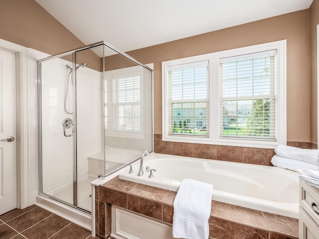 7766 Dickens Ct, Delaware, OH 43015 - full bathroom with plenty of natural light, a garden tub, and a stall shower