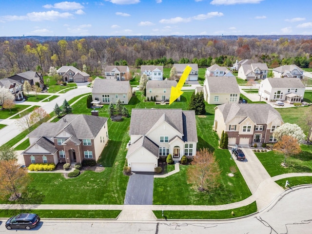 7766 Dickens Ct, Delaware, OH 43015 - aerial view featuring a residential view
