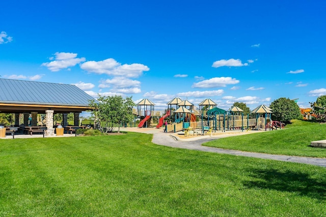 7766 Dickens Ct, Delaware, OH 43015 - community play area featuring a lawn