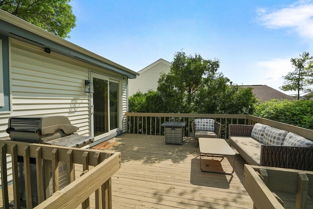 5133 Hidden View Dr, Hilliard, OH 43026 - deck with an outdoor hangout area