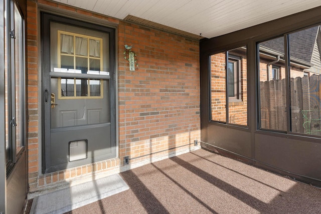 5796 Thada Ln, Columbus, OH 43229 - view of unfurnished sunroom