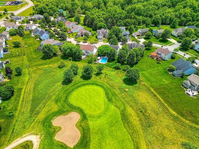 birds eye view of property featuring a residential view