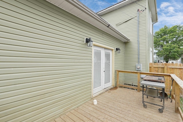 940 3rd St, Logan, OH 43138 - view of wooden deck