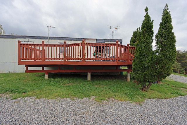 view of deck