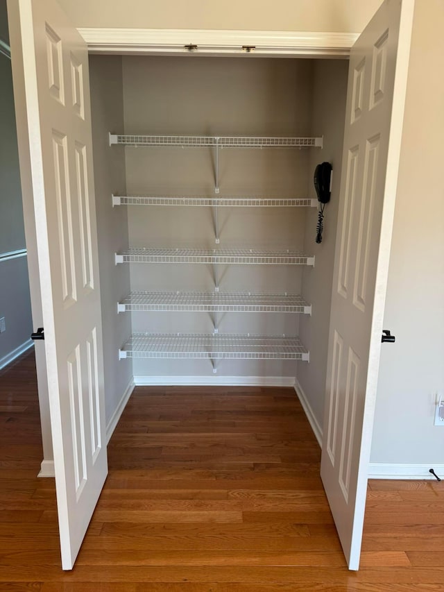 view of closet
