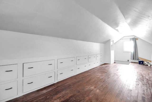 461 E N Broadway St, Columbus, OH 43214 - additional living space featuring dark wood finished floors and lofted ceiling