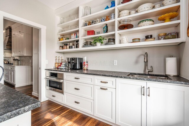 interior space featuring a sink