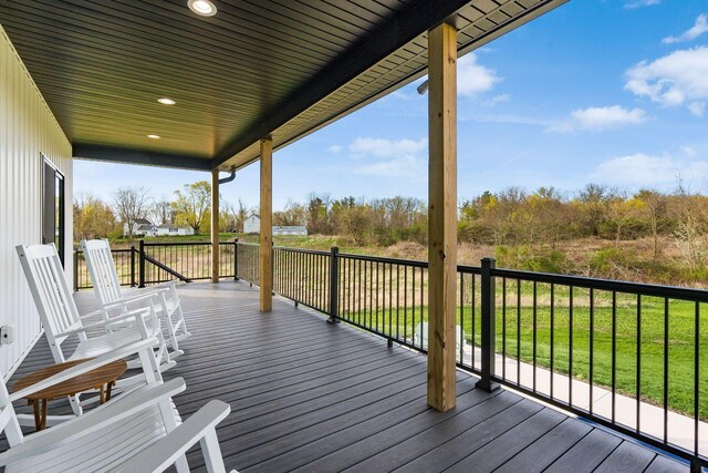view of deck
