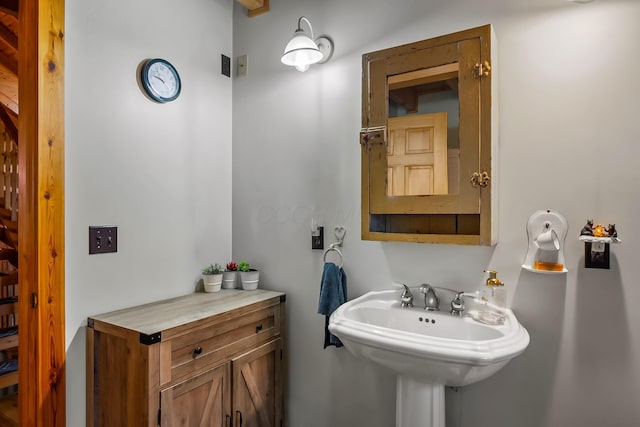 bathroom with a sink