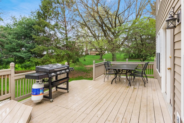 934 Carron Ct, Pickerington, OH 43147 - deck featuring a lawn and outdoor dining space