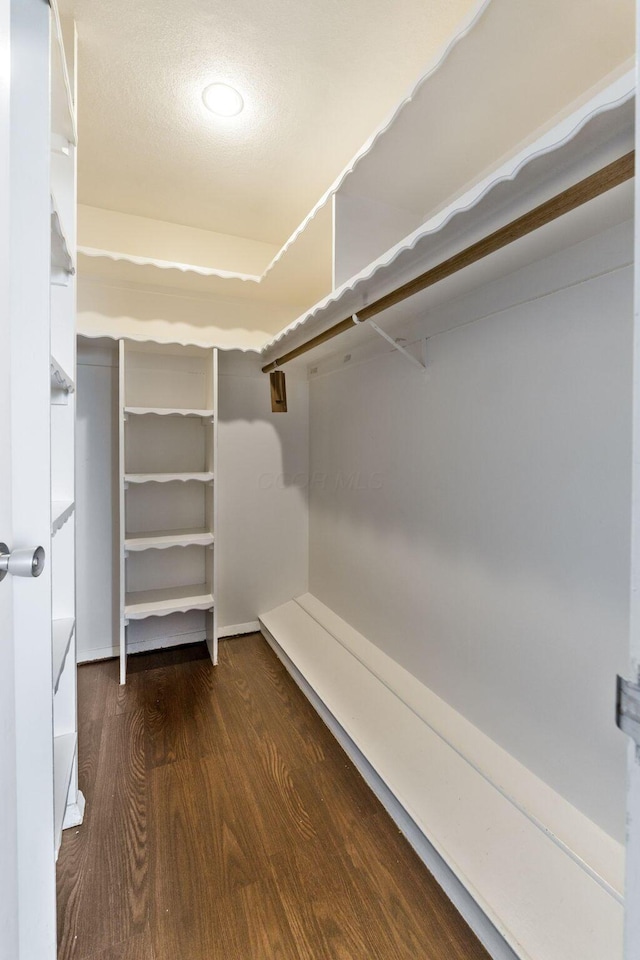 1000 Urlin Ave Unit 520, Columbus, OH 43212 - walk in closet with dark wood finished floors