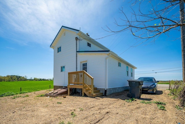view of rear view of house